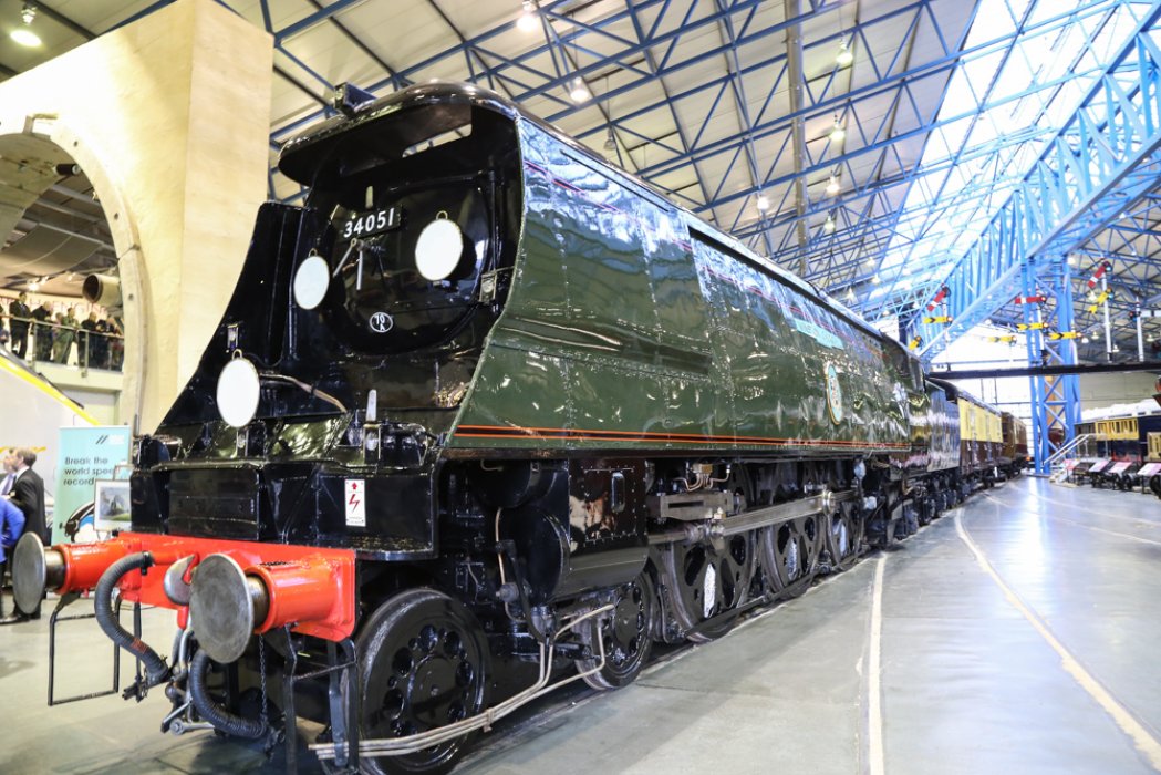 The funeral train in our Great Hall